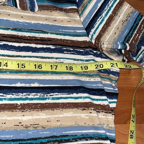 Bechamel women’s striped button down shirt with stretch Size Large - Picture 6 of 7